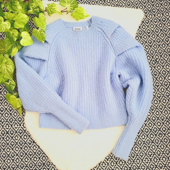 Weekday Vanetia Knitted Pullover Sweater Size Small - Picture 4 of 13